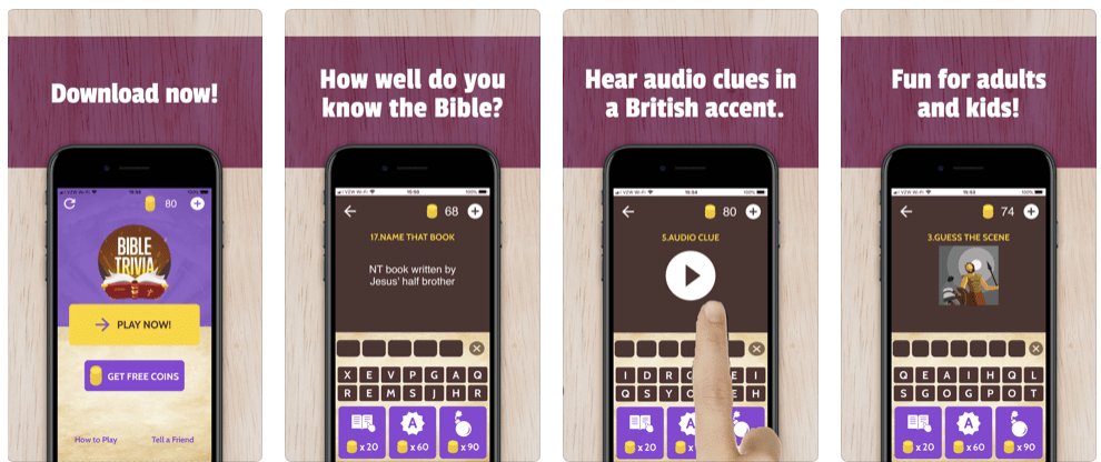 Best Bible app for iphone - Bible trvia app