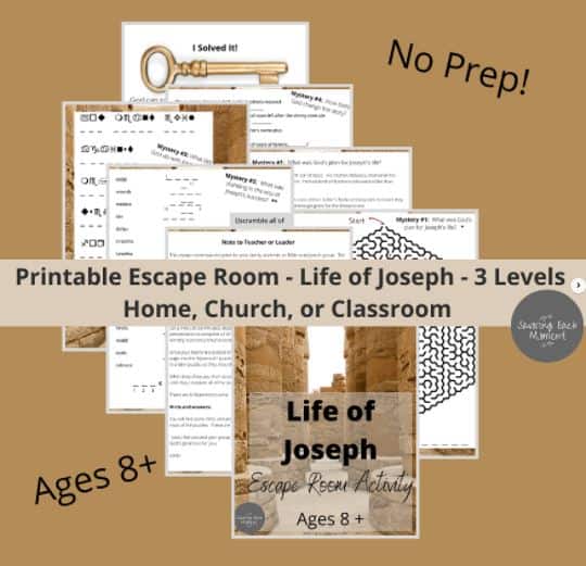 life of joseph escape room