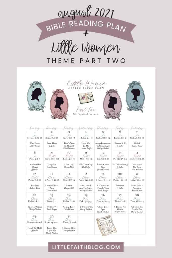 August Bible Reading Plans