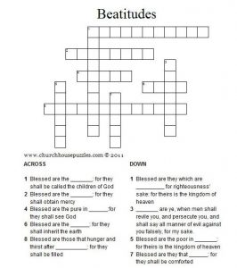 20 Free Printable Bible Crossword Puzzles For Adults
