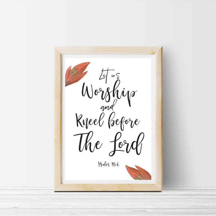 Gorgeous FREE Printable Bible Verses To Frame